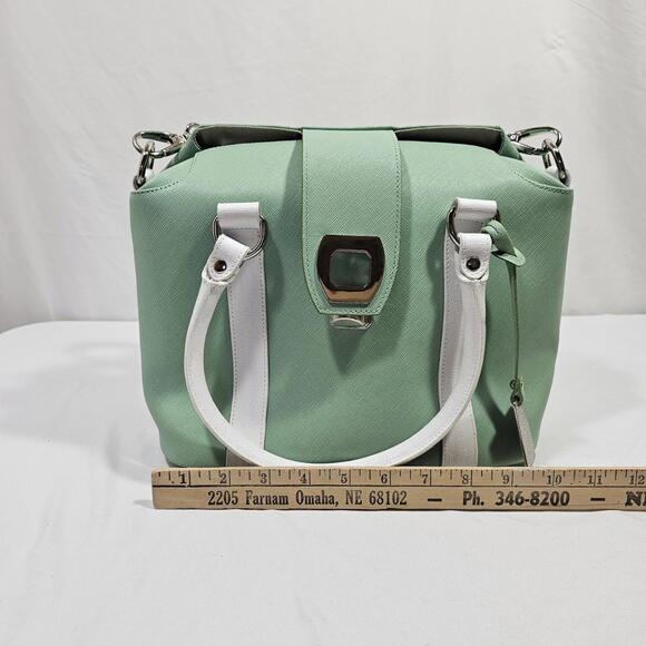 Phive Bags Made In Italy Leather Women's Shoulder Handbag Tote Purse - Picture 9 of 13